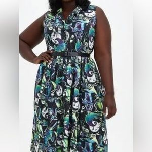 Disney Torrid Nightmare Before Christmas swing dress, size 20. New with tags.